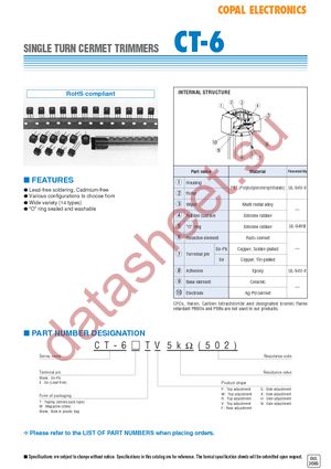 CT-6ES 5K datasheet  